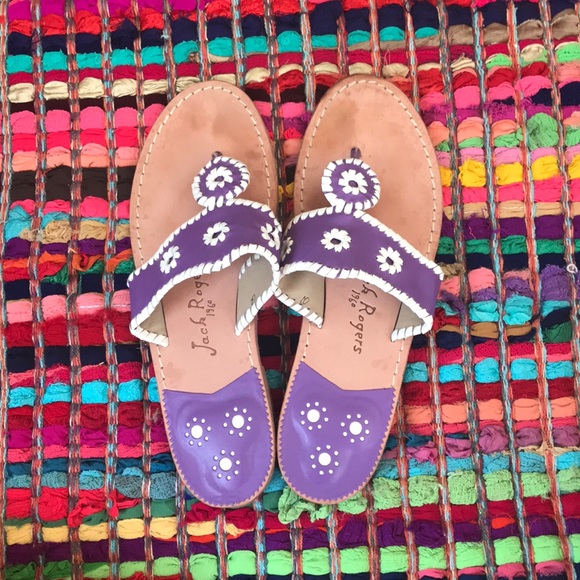 Jack Rogers Shoes - Jack Rogers purple sandals